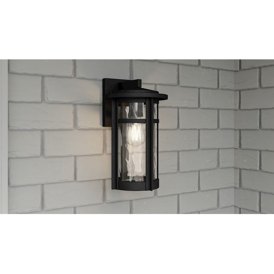 Quoizel Uma 1 Light 14" Outdoor Wall Mount, Matte Black