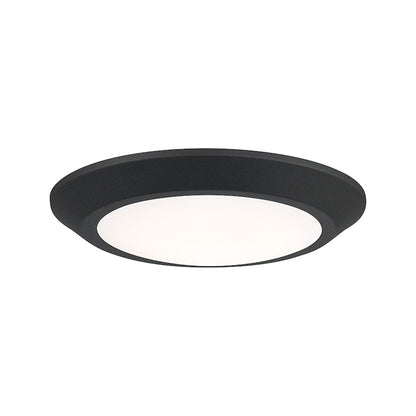 Quoizel Verge Flush Mount, Earth Black
