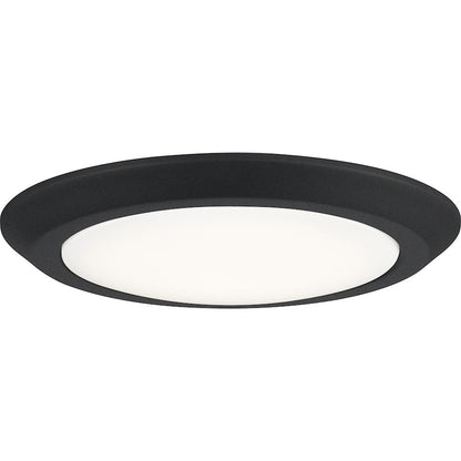 Quoizel Verge Flush Mount, Earth Black