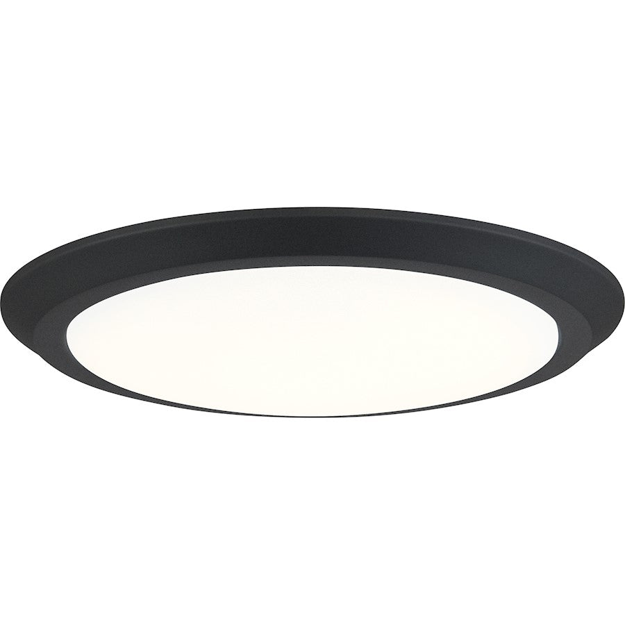 Quoizel Verge Flush Mount, Earth Black