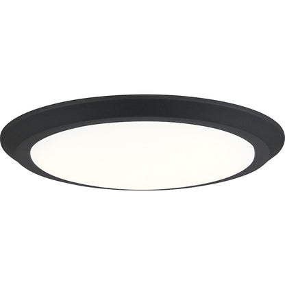 Quoizel Verge Flush Mount, Earth Black