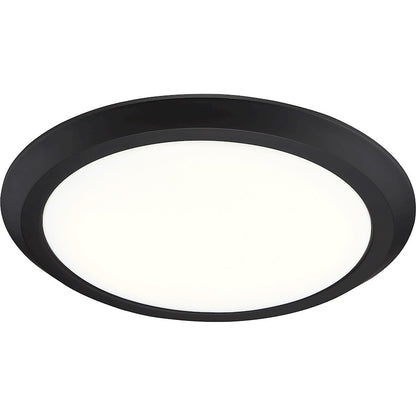 Quoizel 16" Verge Flush Mount, Oil Rubbed Bronze