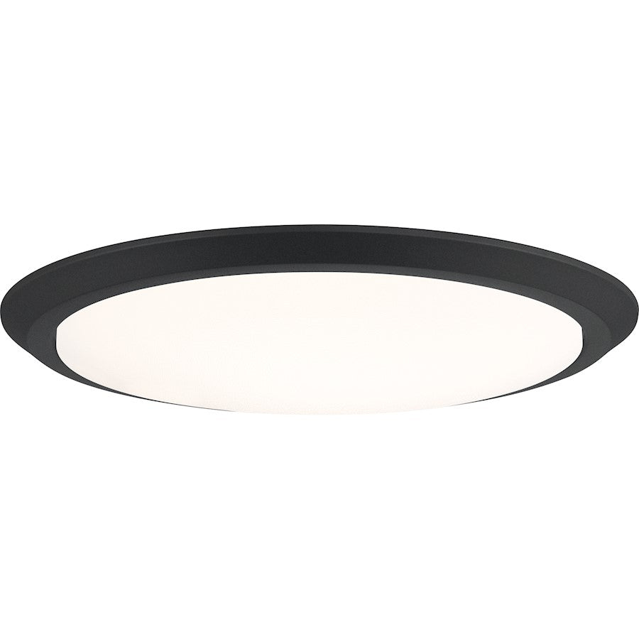 Quoizel Verge Flush Mount, Earth Black