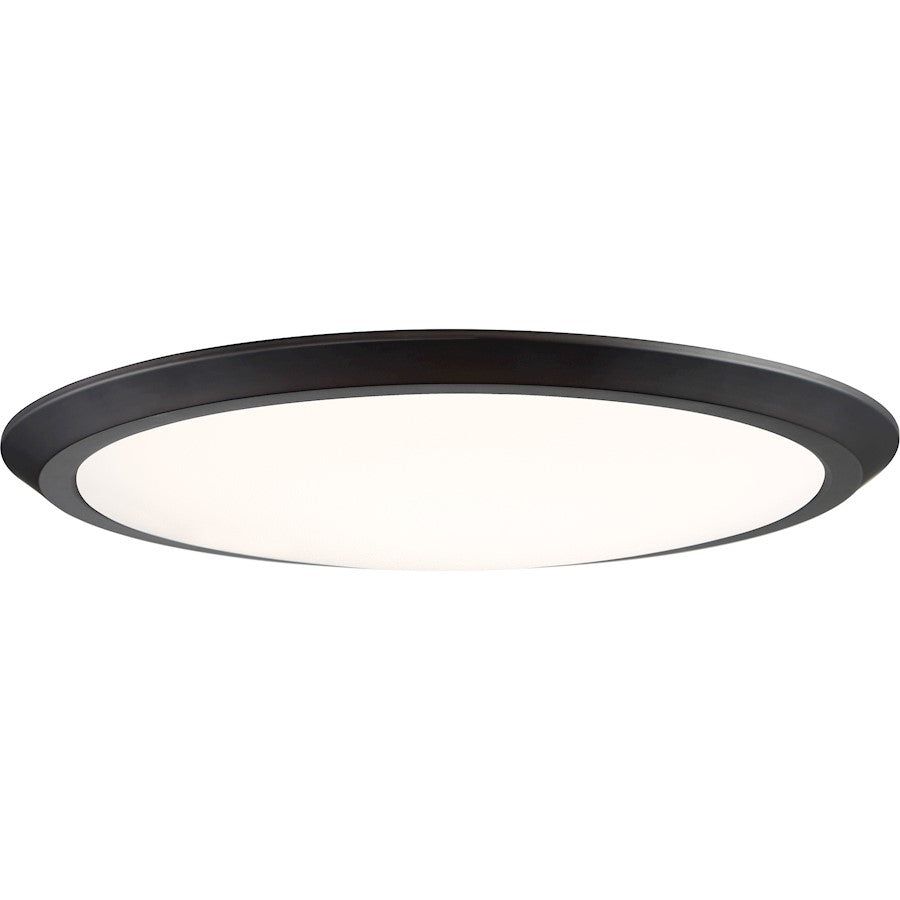 Quoizel 20" Verge Flush Mount, Oil Rubbed Bronze