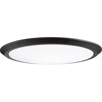Quoizel 20" Verge Flush Mount, Oil Rubbed Bronze
