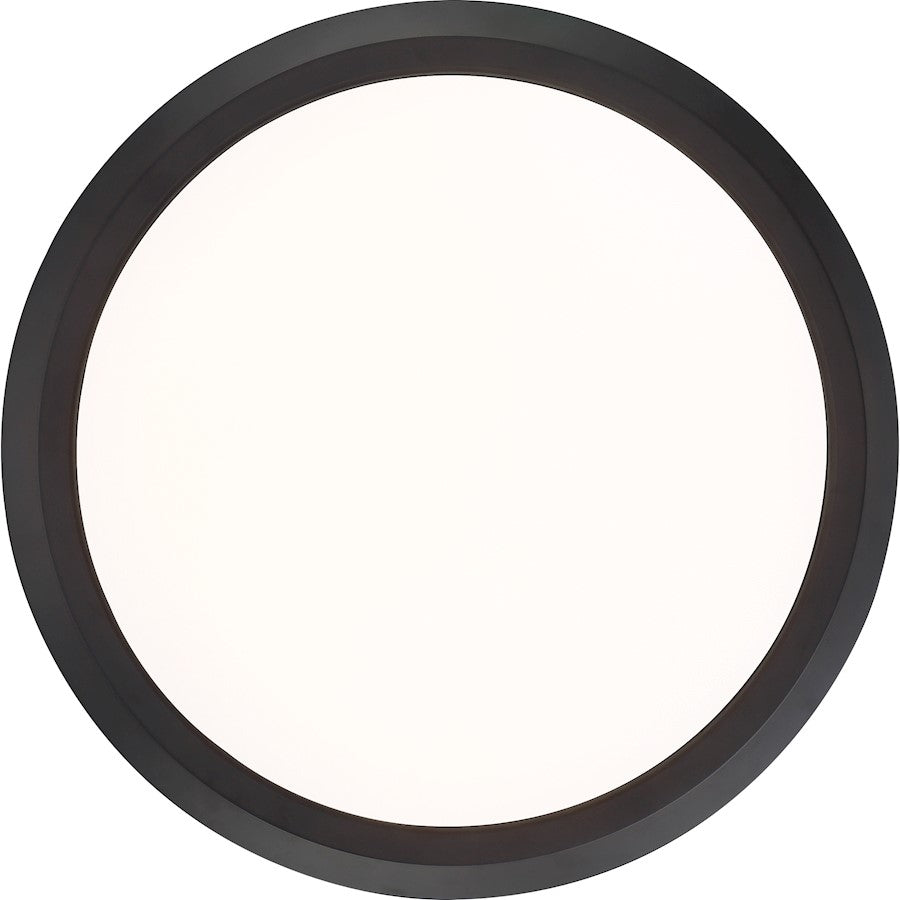 Quoizel 20" Verge Flush Mount, Oil Rubbed Bronze