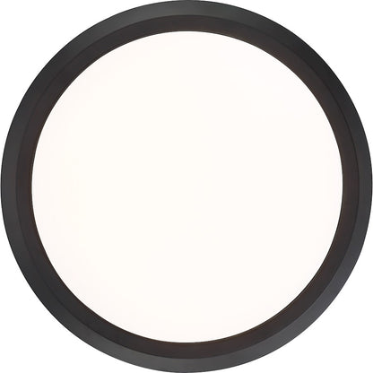 Quoizel 20" Verge Flush Mount, Oil Rubbed Bronze