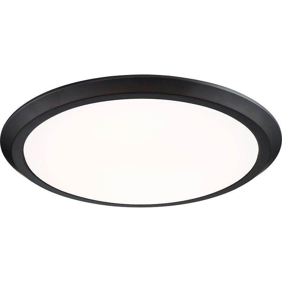 Quoizel 20" Verge Flush Mount, Oil Rubbed Bronze