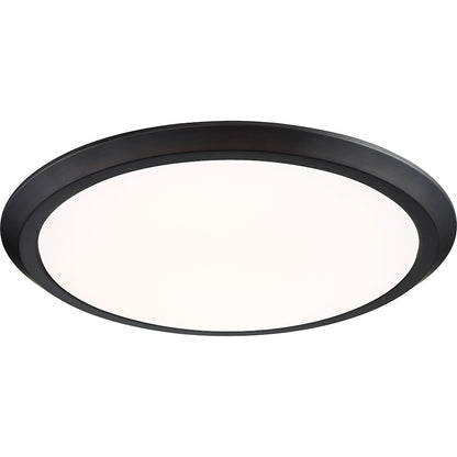 Quoizel 20" Verge Flush Mount, Oil Rubbed Bronze