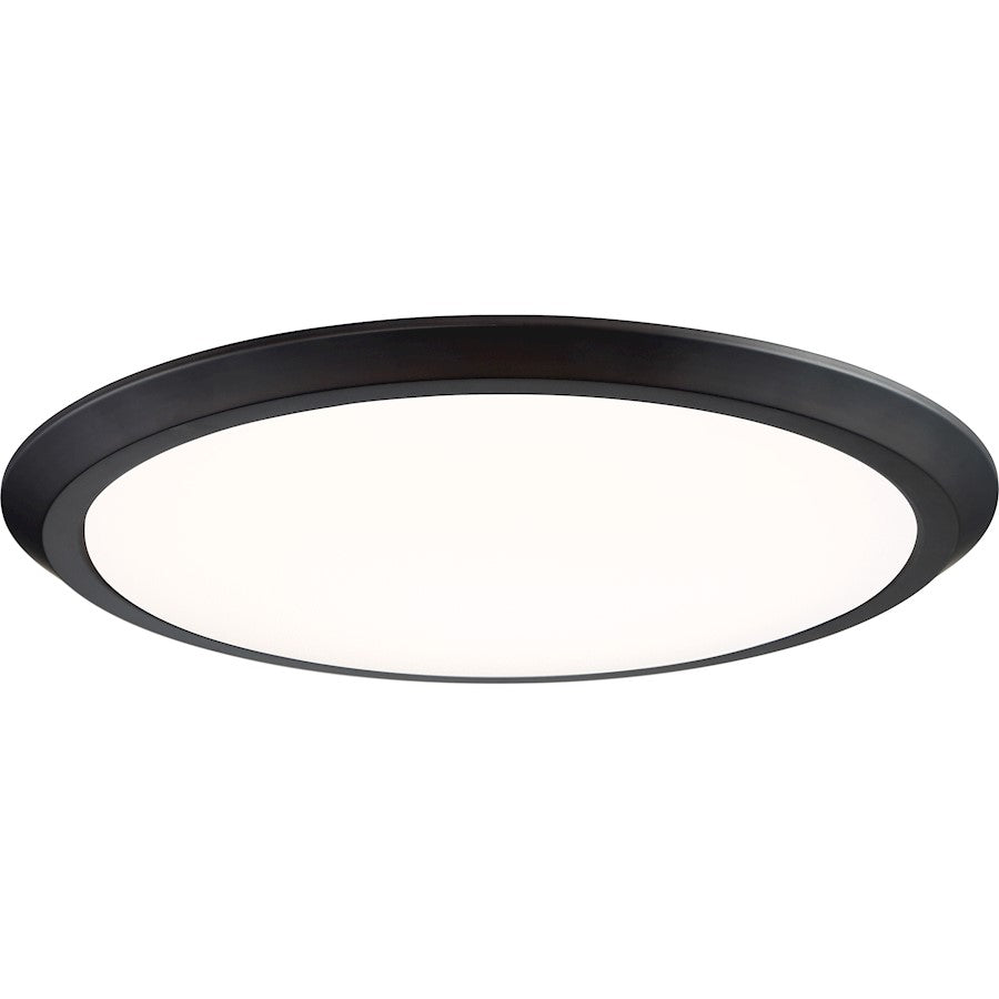 Quoizel 20" Verge Flush Mount, Oil Rubbed Bronze