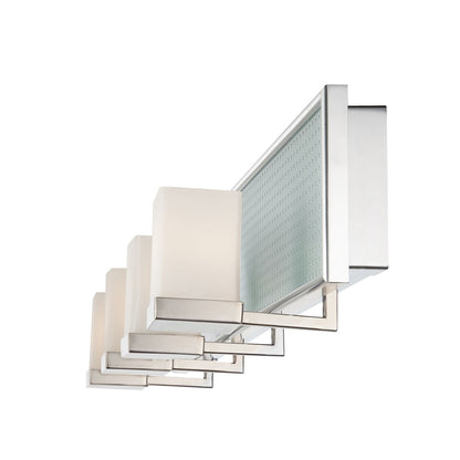 Quoizel 4 Light Vetreo Infinity Bath Fixture in Polished Chrome