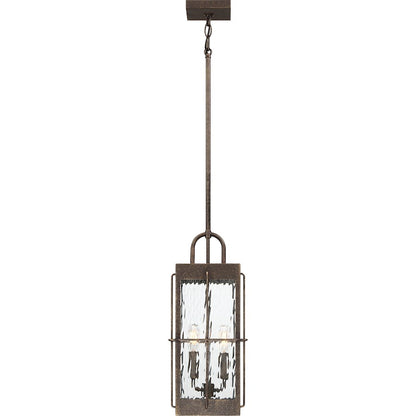 Quoizel Ward 2 Light 8" Outdoor Lantern, Gilded Bronze