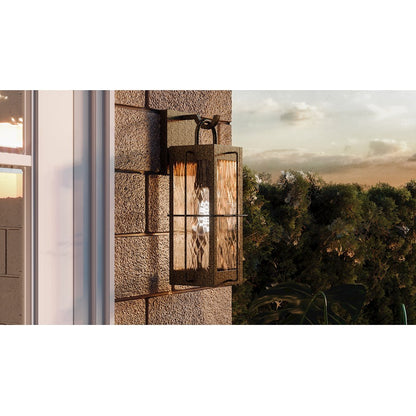 Quoizel Ward 1 Light Outdoor Lantern, Gilded Bronze