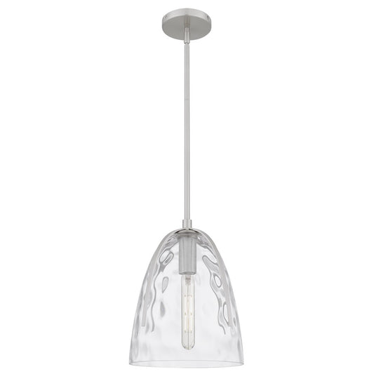 Quoizel Whitmore 1-Lt Brushed Nickel Mini Pendant, Brushed Nickel - WHIT1510BN