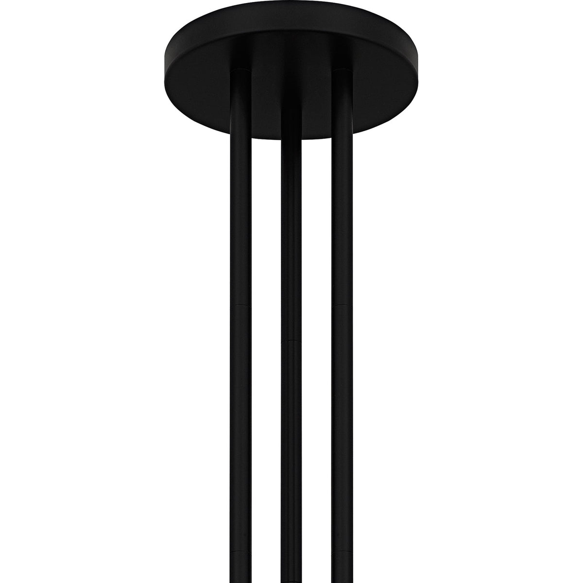 Quoizel Winsland 30in 12-Light Chandelier | Matte Black Steel with Gold Accents | Dining Room & Living Room | 30 x 30 x 9.75 in | Model WID5030MBK