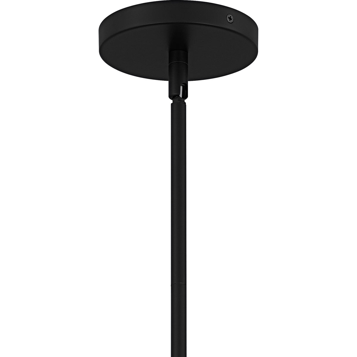 Quoizel Willa 22in 1-Light Pendant | Coastal Matte Black and Natural Rattan | Kitchen Island & Dining Room | 22 x 22 x 8 in | Model WLL2822MBK