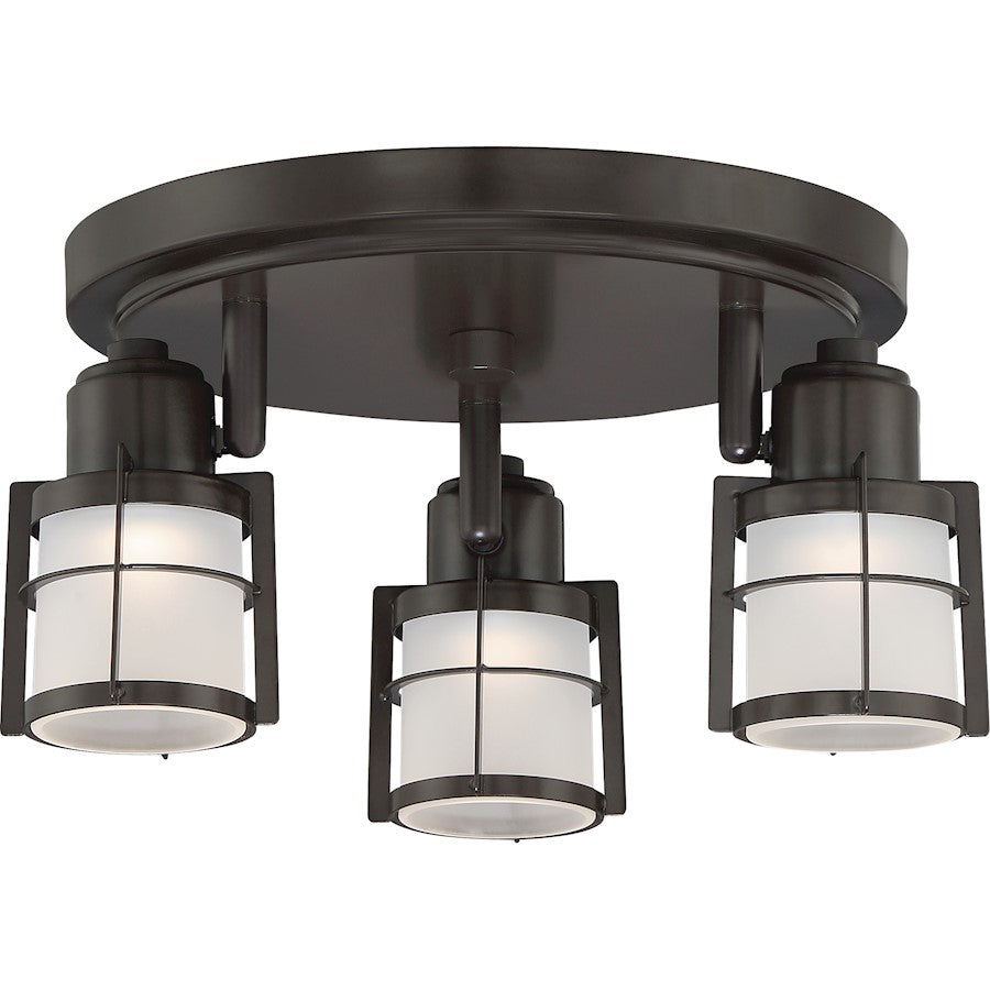 Quoizel Winside Flush Mount, Western Bronze