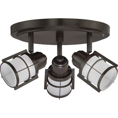Quoizel Winside Flush Mount, Western Bronze