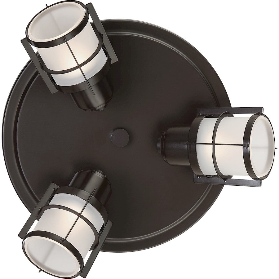Quoizel Winside Flush Mount, Western Bronze