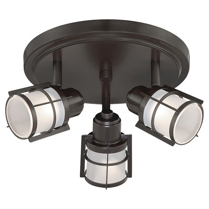 Quoizel Winside Flush Mount, Western Bronze