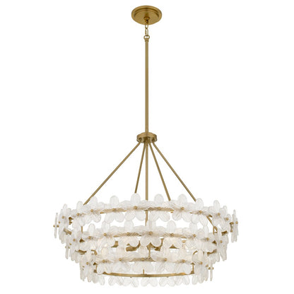 Quoizel Wright 6-Lt Brushed Gold Pendant, Brushed Gold - WRIG2830BRG