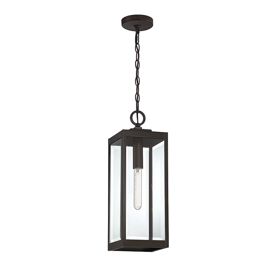 Quoizel Westover 1 Light Outdoor Hanging, Beveled