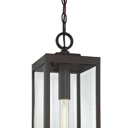 Quoizel Westover 1 Light Outdoor Hanging, Beveled