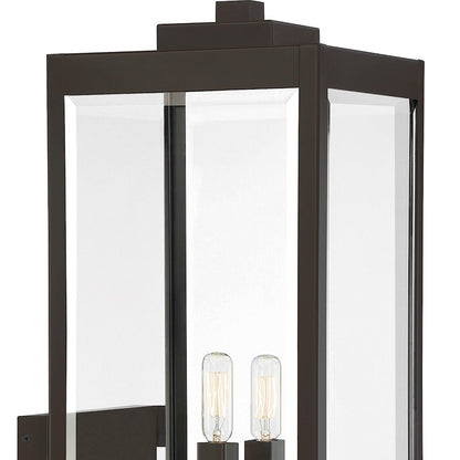 2 Light Outdoor Wall Lantern