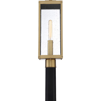 Quoizel Westover 1 Light Outdoor Post Lantern, Antique Brass