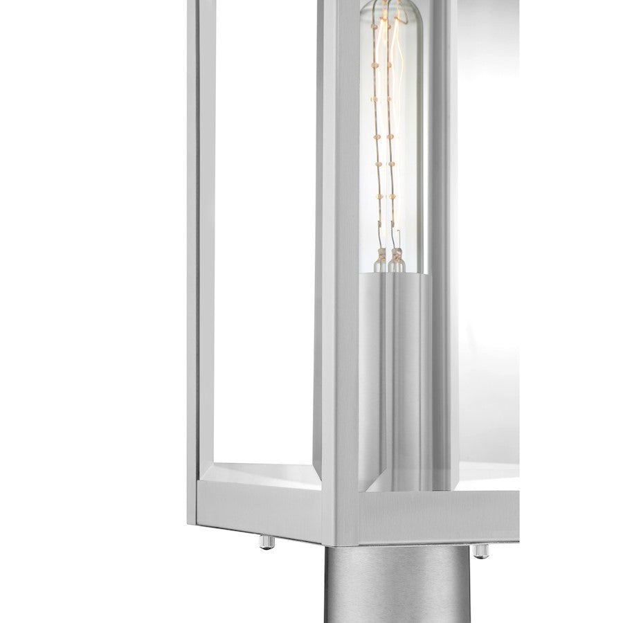 Quoizel Westover 1 Light Outdoor Post, Clear Beveled