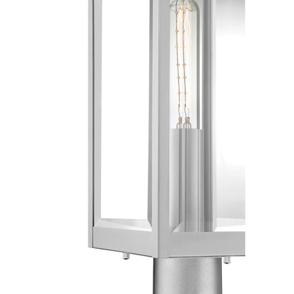 Quoizel Westover 1 Light Outdoor Post, Clear Beveled