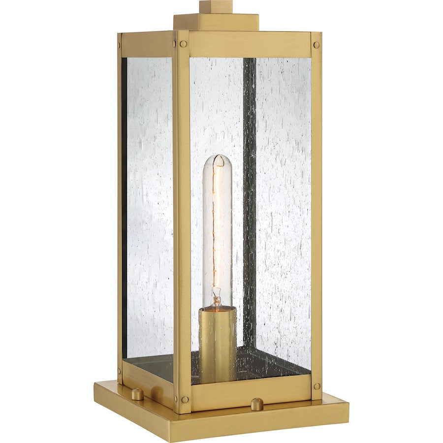 Quoizel Westover 1 Light Outdoor Pier Base, Seeded