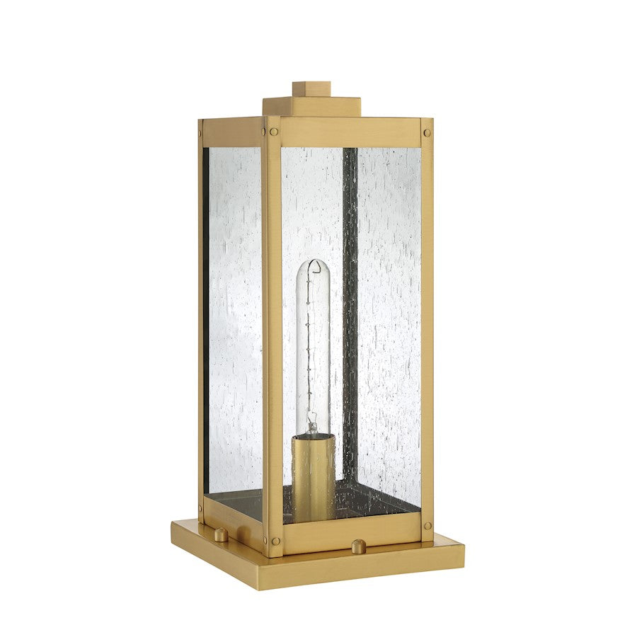Quoizel Westover 1 Light Outdoor Pier Base, Seeded