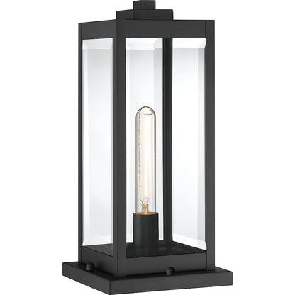Quoizel Westover 1 Light Outdoor Pier Base, Seeded