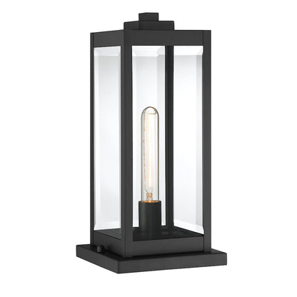 Quoizel Westover 1 Light Outdoor Pier Base, Seeded