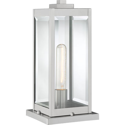 Quoizel Westover 1 Light Outdoor Pier Base, Seeded