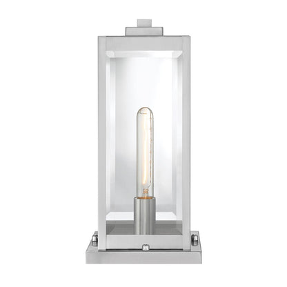 Quoizel Westover 1 Light Outdoor Pier Base, Seeded