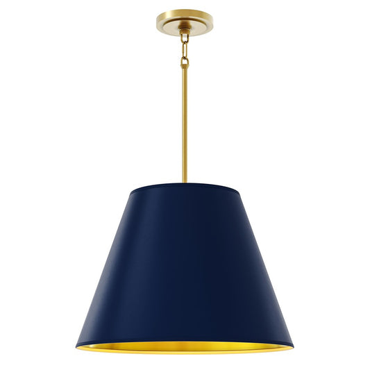 Robert Abbey Janet 4 Lt Pendant, Brass/Blue/Gold/Blue/Gold - 495MMB
