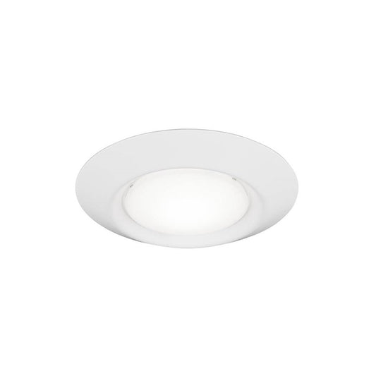 Generation Lighting 6" Traverse Lyte Round T24 3000K, White/Frosted - 14550S-15