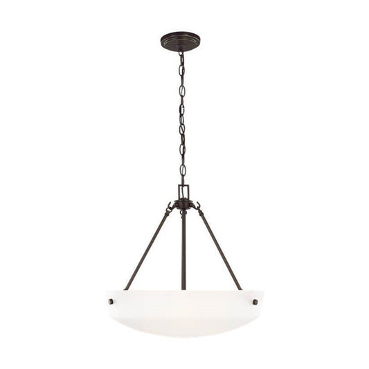 Generation Lighting Kerrville 3Lt Pendant, Bronze/Satin Etched - 6615203EN3-710