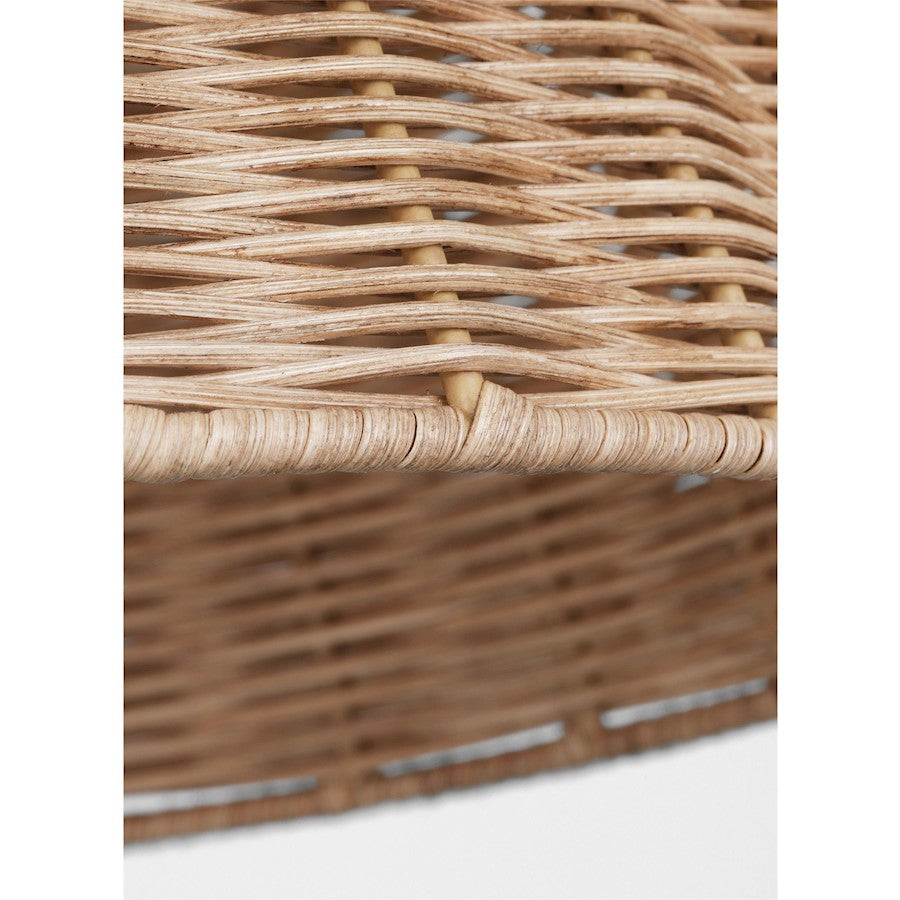 1 Light 12" Pendant, Brass