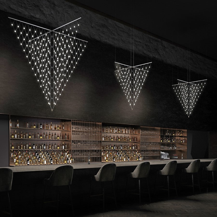 Pendant, Bright Satin Aluminum