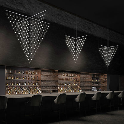 Pendant, Bright Satin Aluminum