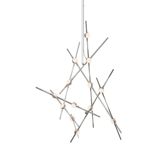Sonneman Constellation 13Lt Pendant/27K/Warm, Satin Nickel - 2151-13W-27-J20
