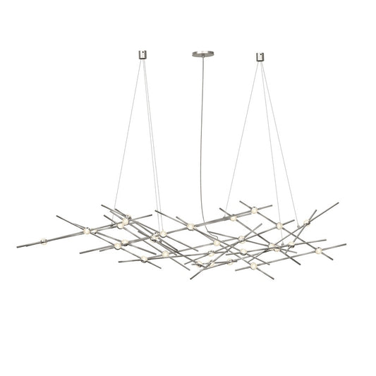 Sonneman Constellation 25 Light Pendant, Satin Nickel