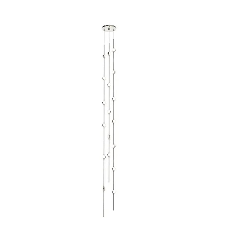 Sonneman Constellation 18 Light 76" Pendant/Warm, Satin Nickel - 2161-13W-T-J20