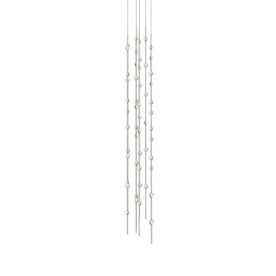 Sonneman Constellation 55 Light Pendant, Satin Nickel