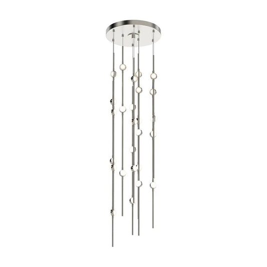 Sonneman Constellation 26 Light Pendant/Warm, Satin Nickel - 2162-13W-S-J20