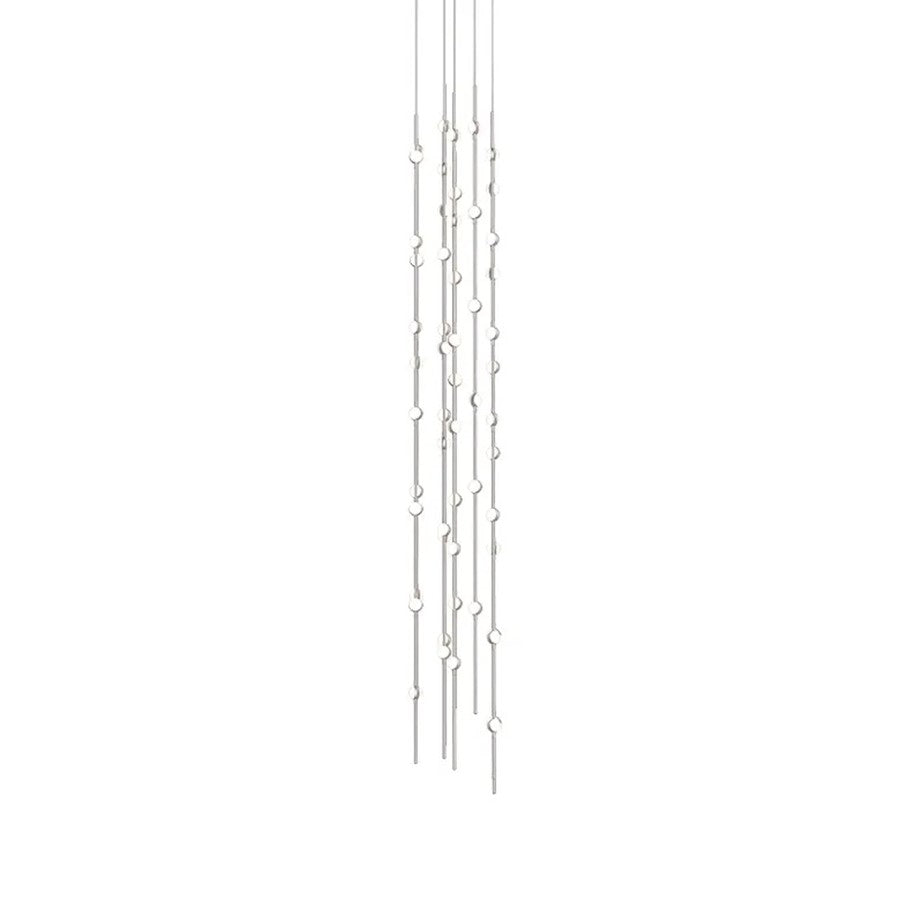 Sonneman Constellation 55Lt Pendant/27K/Warm, Satin Nickel
