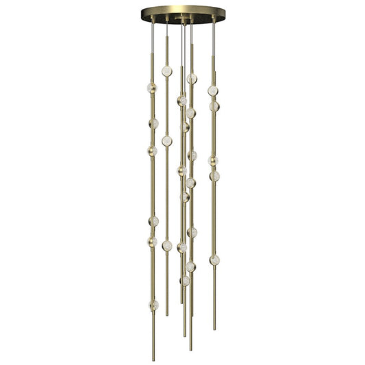 Sonneman Constellation 26 Light Pendant/27K, Satin Brass - 2162-38C-S-27-J20